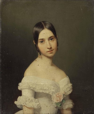 Retrato de una niña de Ferdinand Georg Waldmuller